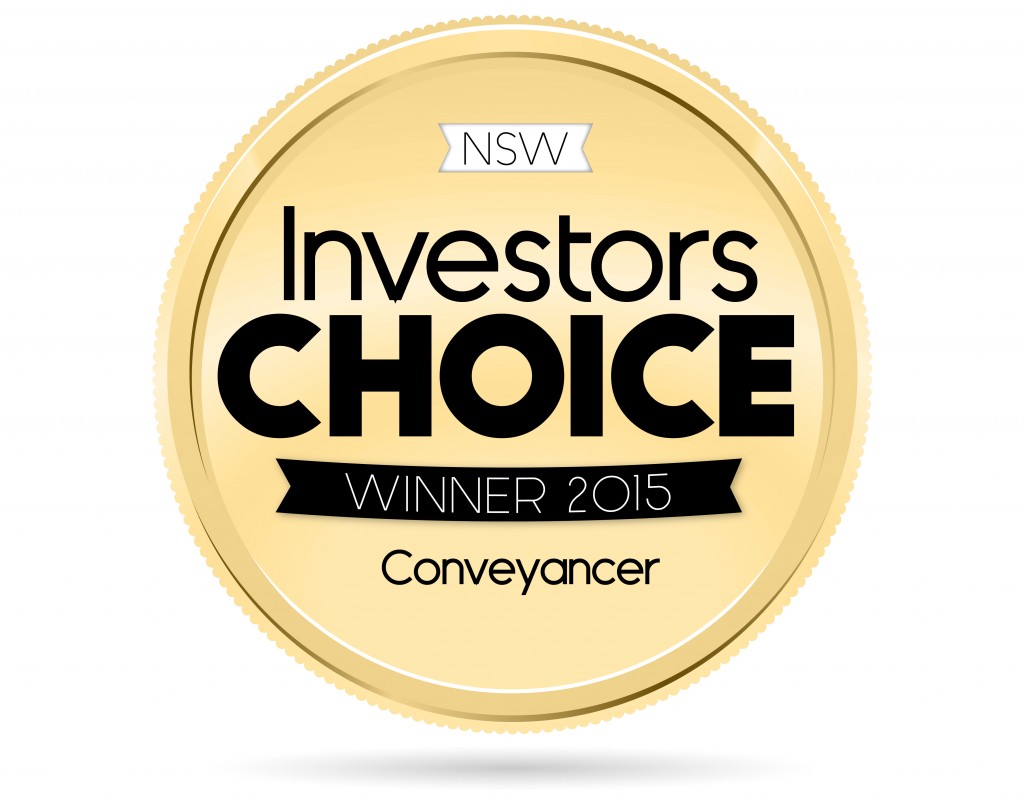 CM Lawyers Investors Choice Medal for best NSW Conveyancer