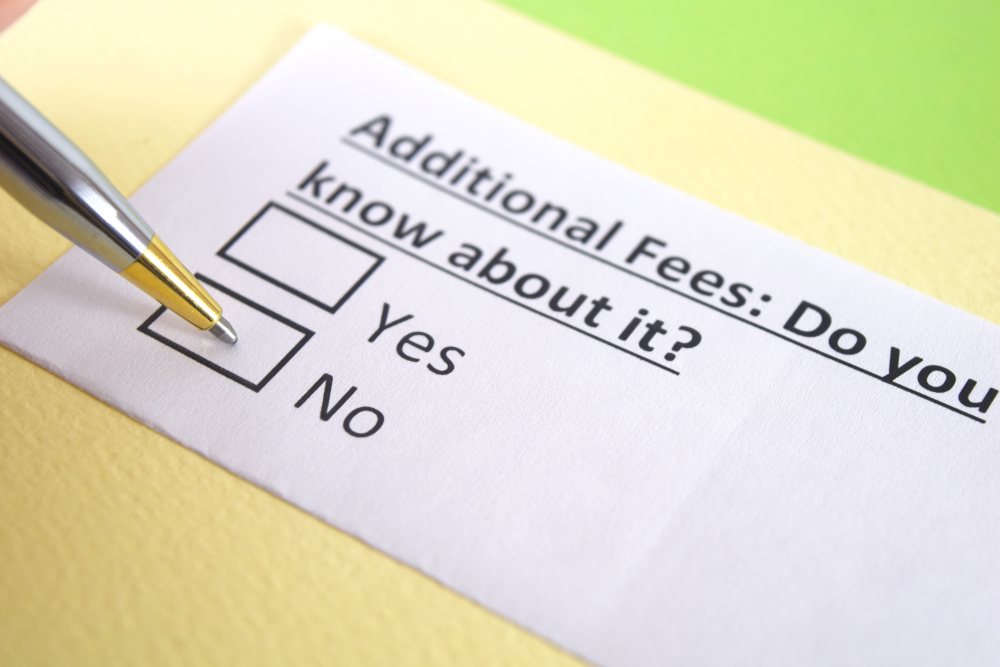 Additional fees questionnaire